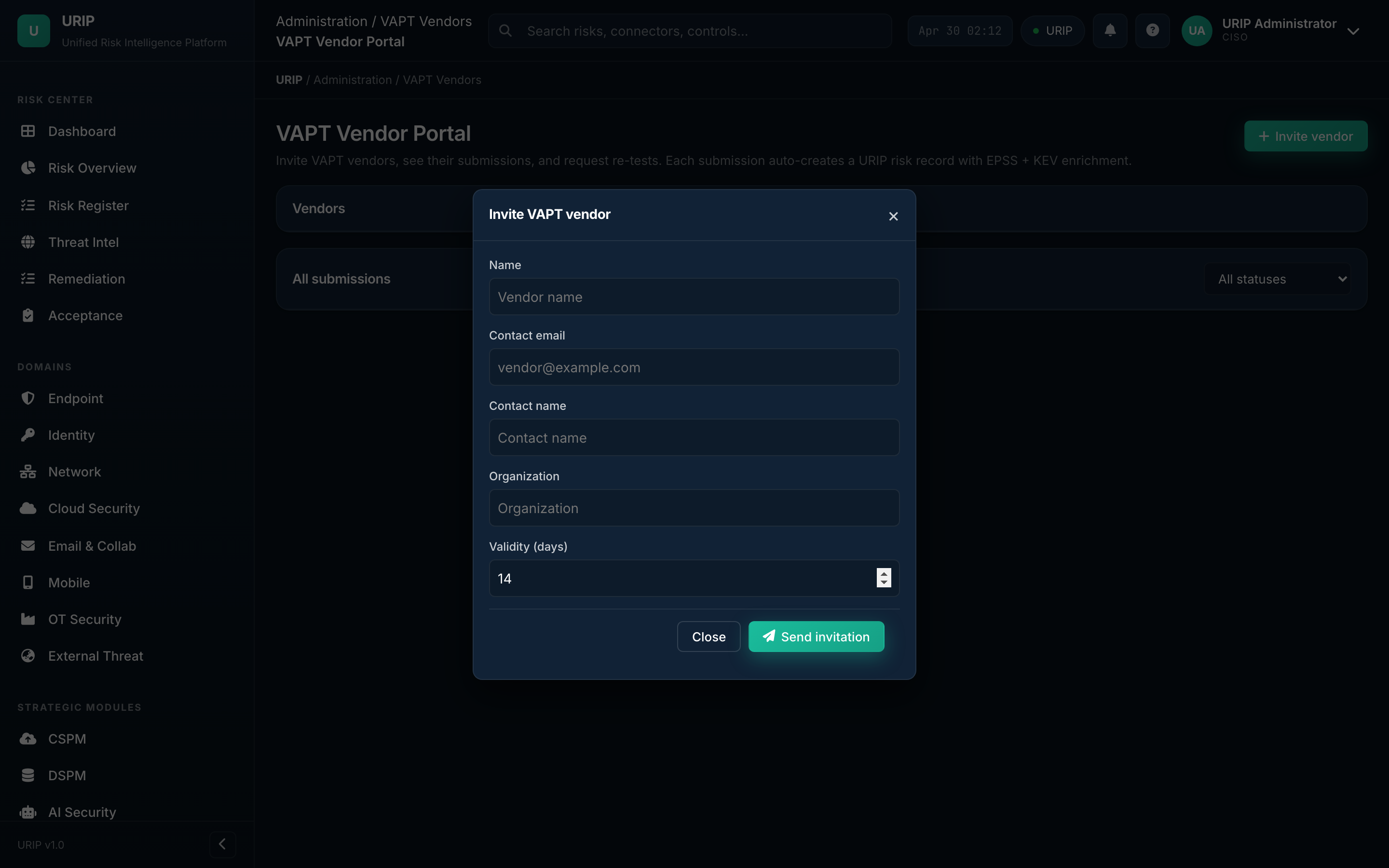 Admin VAPT
